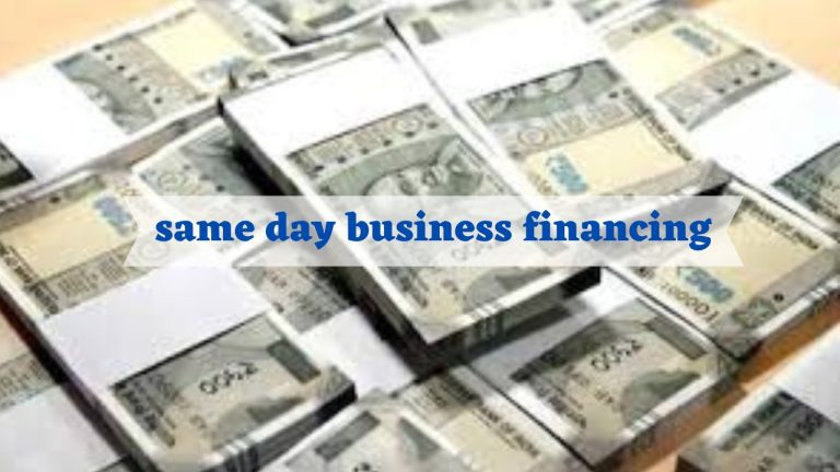 same day business financing