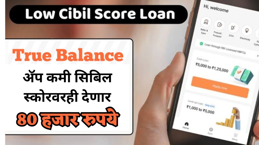 Low Cibil score Loan up to 80000