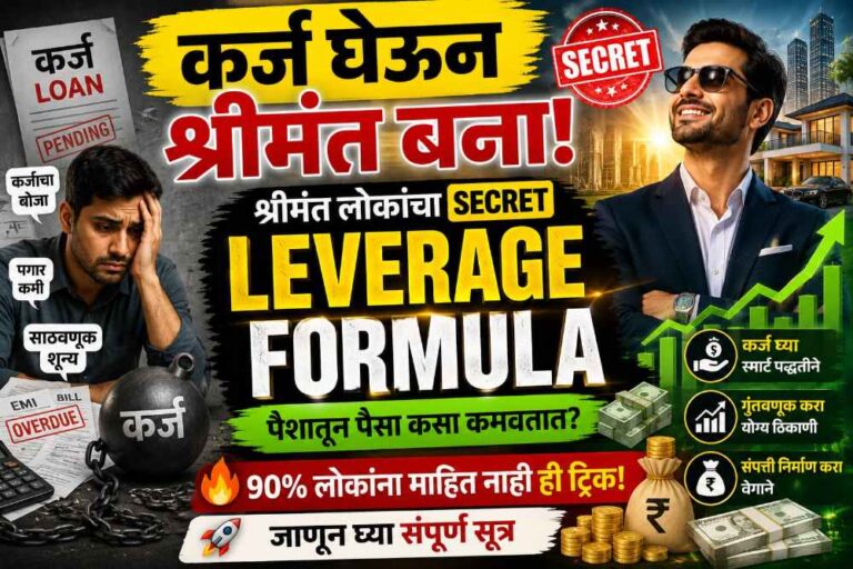 कर्ज घेऊन श्रीमंत बना, जाणून घ्या श्रीमंत लोकांचा Leverage Formula